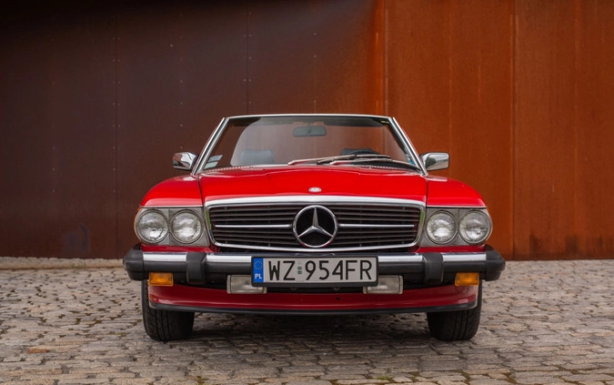 Mercedes-Benz SL cena 99000 przebieg: 270000, rok produkcji 1987 z Warszawa małe 596